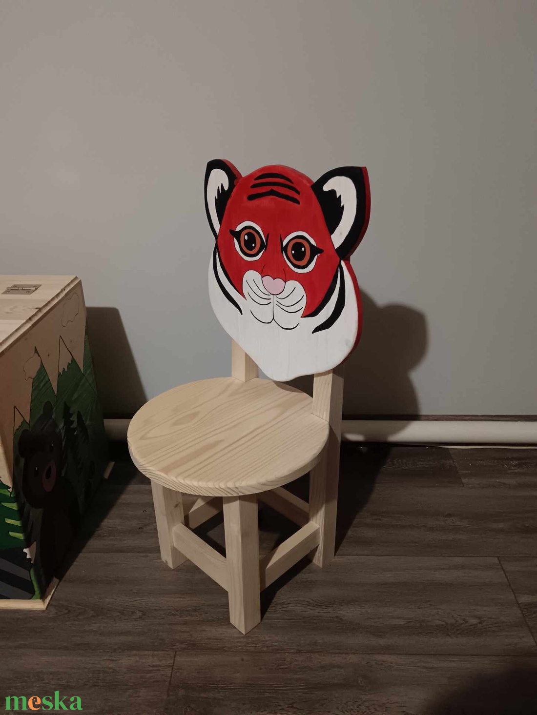 Tigris mintás kisszék - otthon & életmód - babaszoba, gyerekszoba - gyerek szék, sámli - Meska.hu Tigris mintás kisszék - otthon & életmód - babaszoba, gyerekszoba - gyerek szék, sámli - Meska.hu