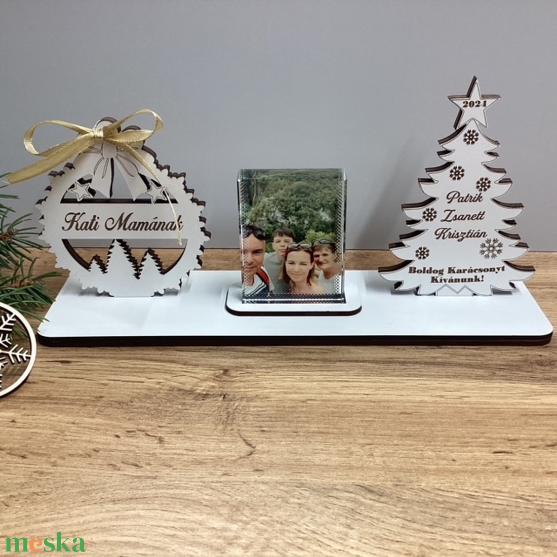 Szeretetkristály 3 in 1-Karácsonyra - karácsony - karácsonyi lakásdekoráció - ünnepi asztaldekoráció - Meska.hu