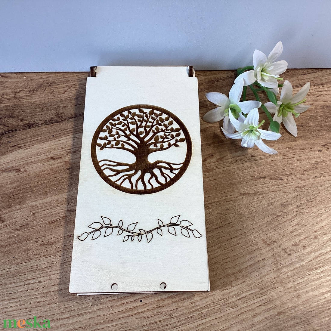 Életfa Ajándék-Pénzátadó doboz  - esküvő - emlék & ajándék - nászajándék - esküvői pénzátadó doboz - Meska.hu