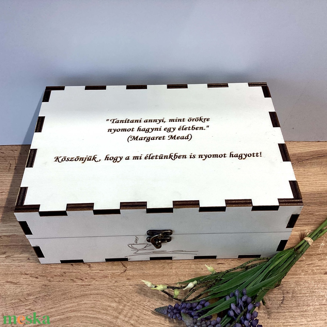 Ballagási ajándék Tea doboz  - esküvő - emlék & ajándék - doboz - Meska.hu