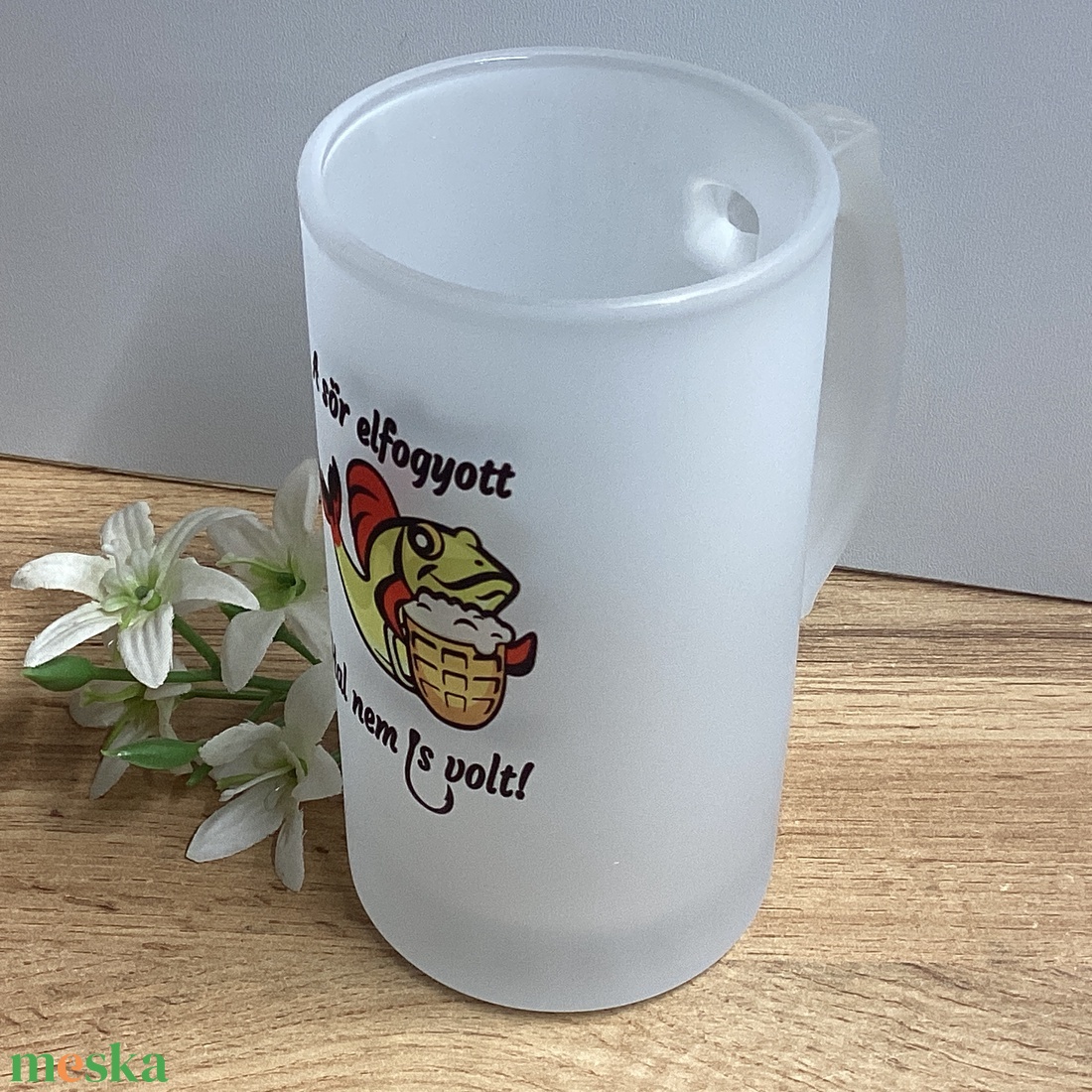Horgászoknak ajándék   - otthon & életmód - konyhafelszerelés, tálalás - tálalás - sörös pohár és korsó - Meska.hu