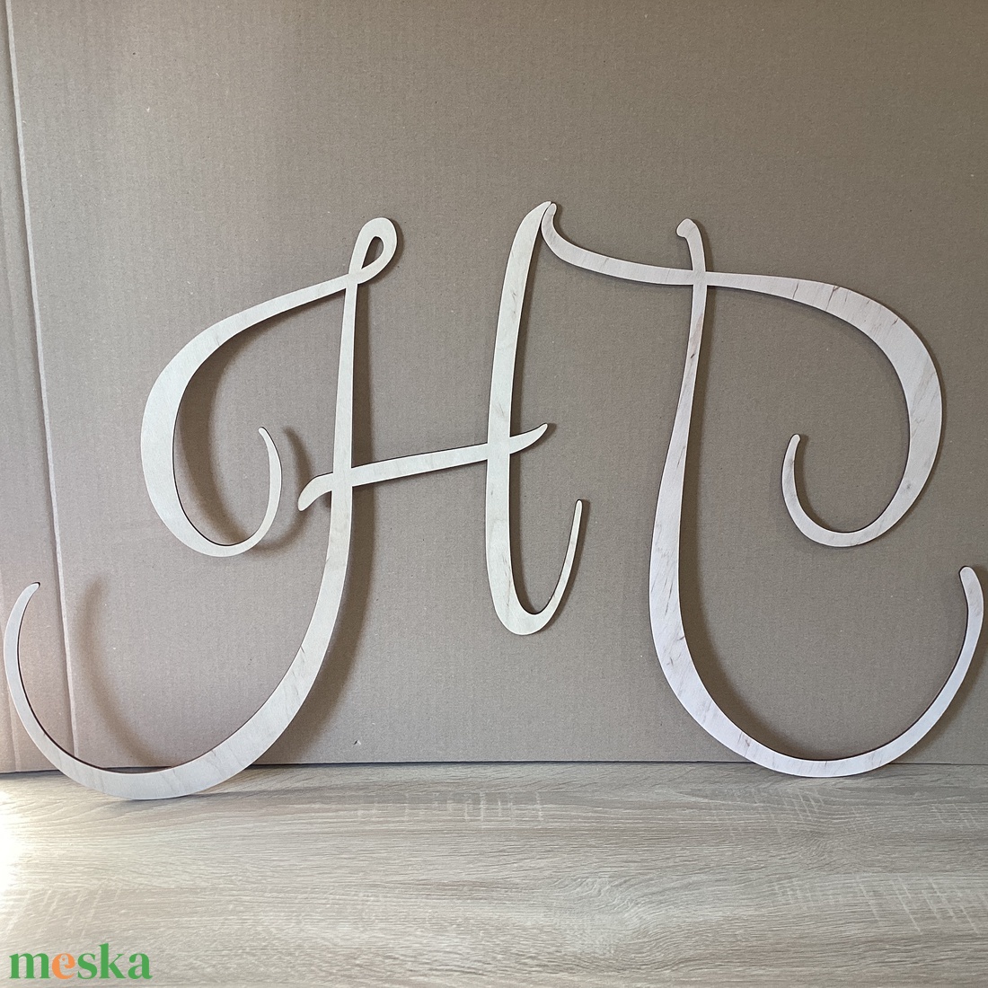 Nagy Monogram !!Nagy méret!!! Kezdőbetű  - esküvő - dekoráció - esküvői feliratok - Meska.hu