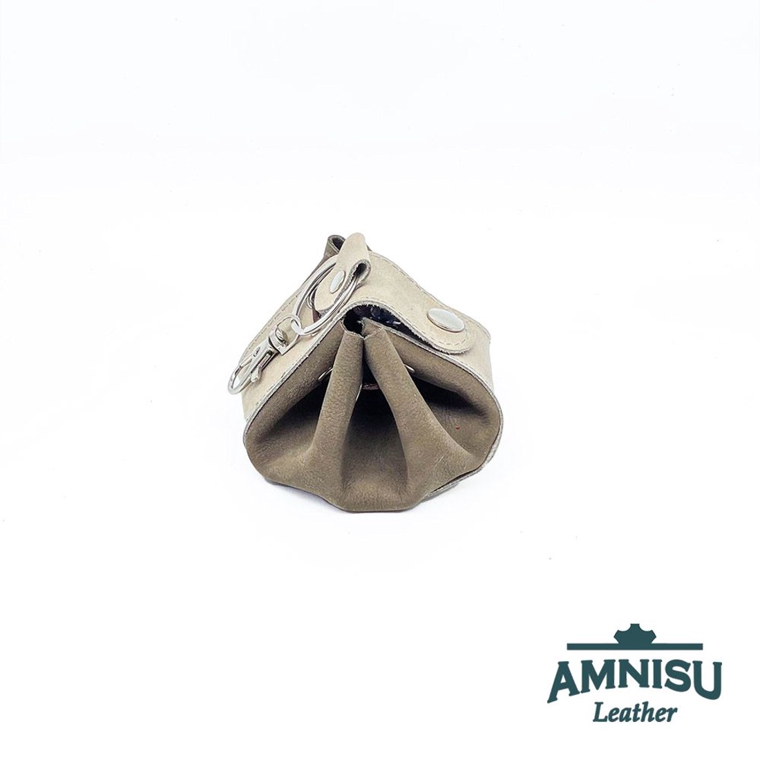 Szürke - keki bőr mini 2in1 szütyő és kockatálca N8014-7007 - játék & sport - táblajáték és kártyajáték - társasjátékok - dobókocka - Meska.hu