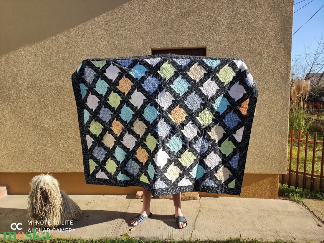 Patchwork takaró - otthon & életmód - lakástextil - ágytakaró - Meska.hu