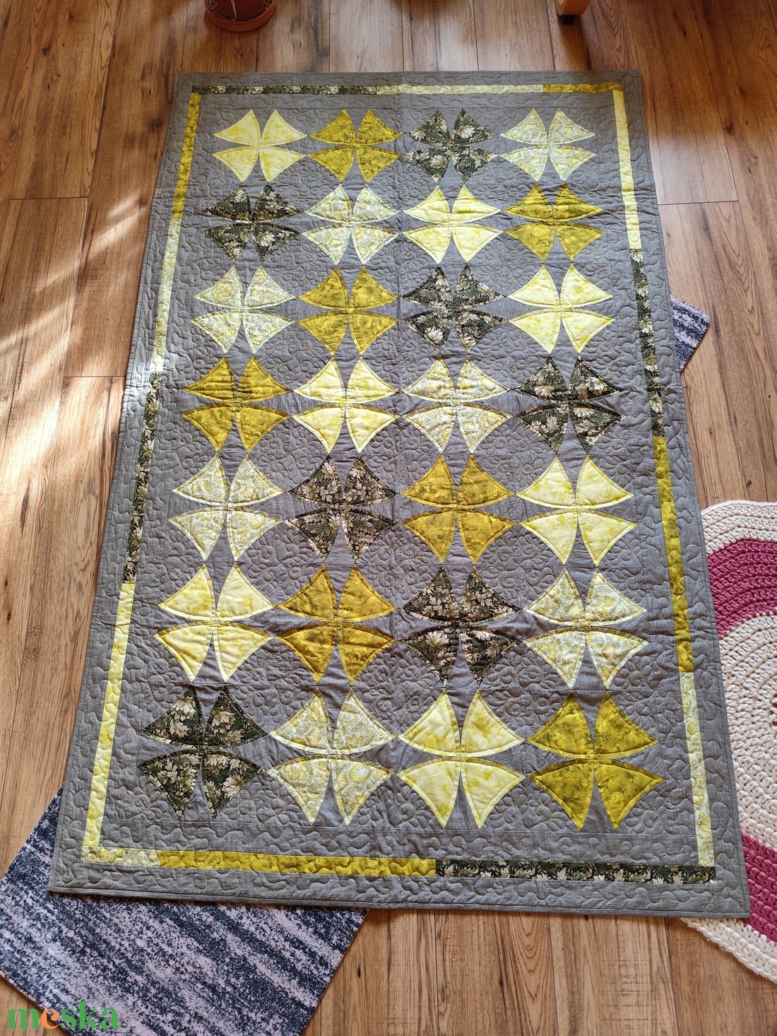 Patchwork takaró  - otthon & életmód - lakástextil - felnőtt takaró, pléd - Meska.hu