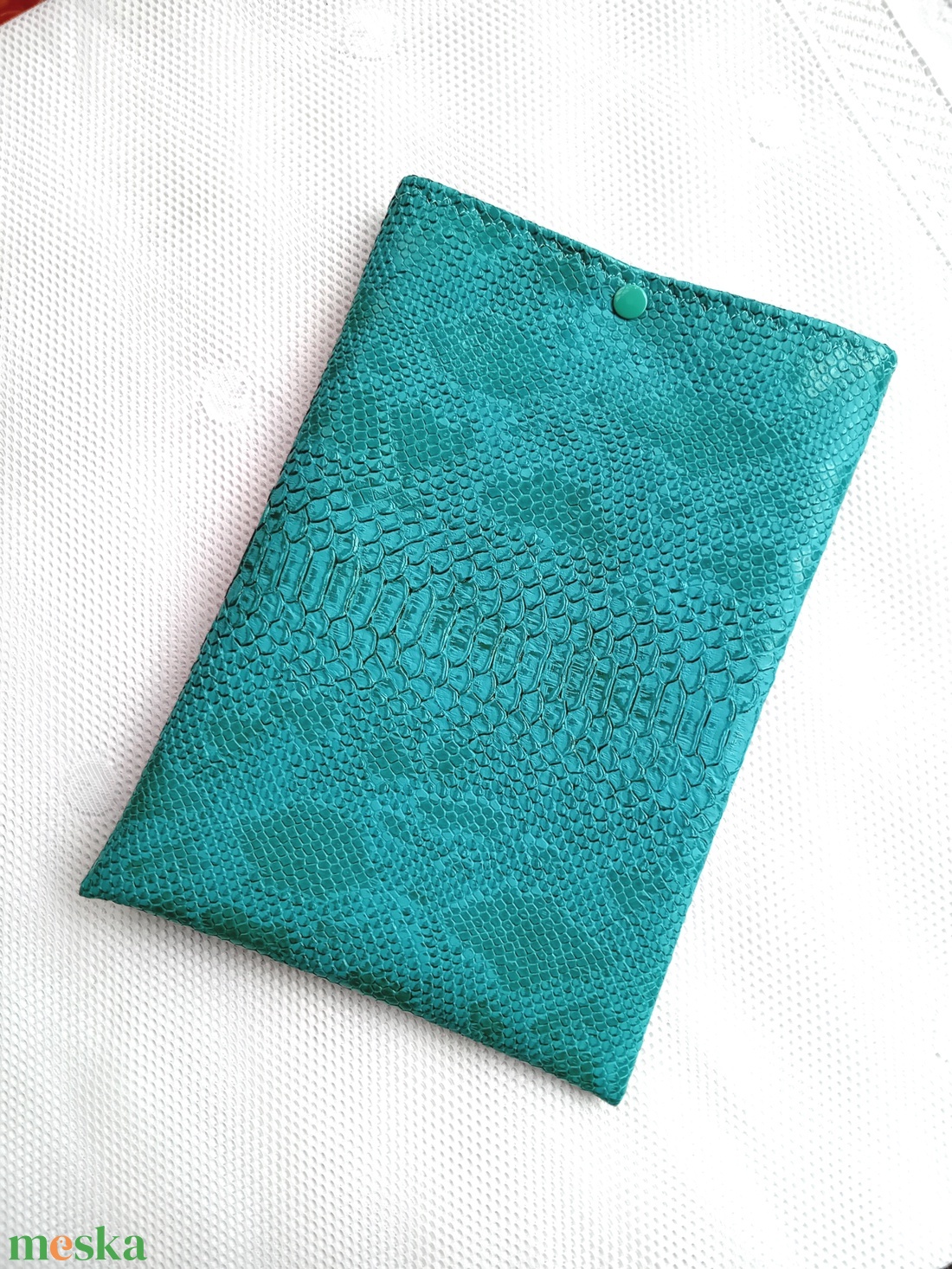 Kobra mintás textilbőr könyvtok, tablet vagy e-book tok, türkiz, elegáns - könyv & zene - könyvtok - Meska.hu Kobra mintás textilbőr könyvtok, tablet vagy e-book tok, türkiz, elegáns - könyv & zene - könyvtok - Meska.hu