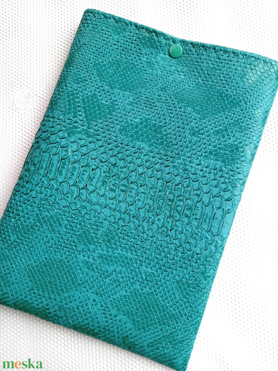 Kobra mintás textilbőr könyvtok, tablet vagy e-book tok, türkiz, elegáns - könyv & zene - könyvtok - Meska.hu Kobra mintás textilbőr könyvtok, tablet vagy e-book tok, türkiz, elegáns - könyv & zene - könyvtok - Meska.hu
