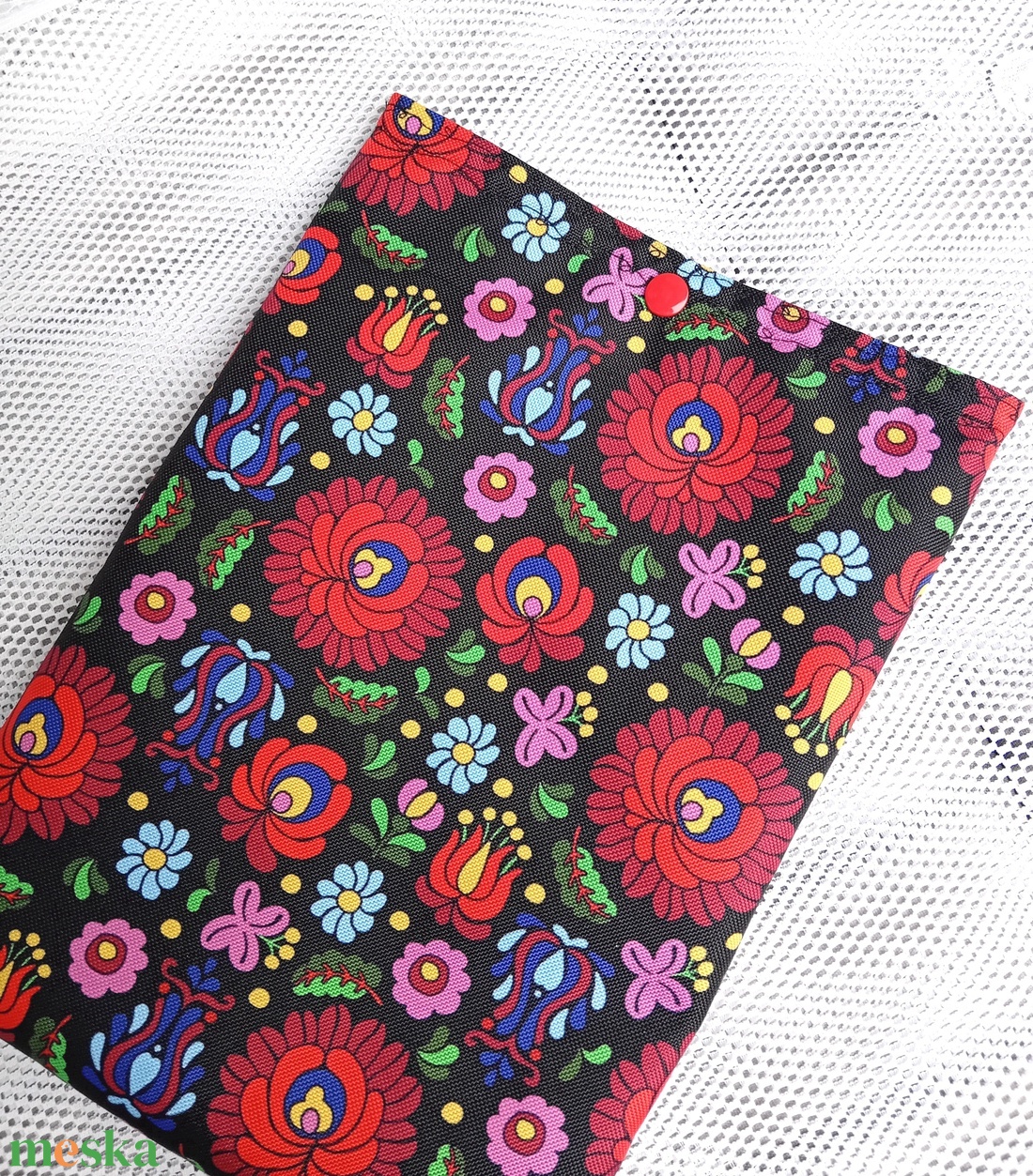 Vízhatlan könyvtok, matyó mintás - könyv & zene - könyvtok - Meska.hu