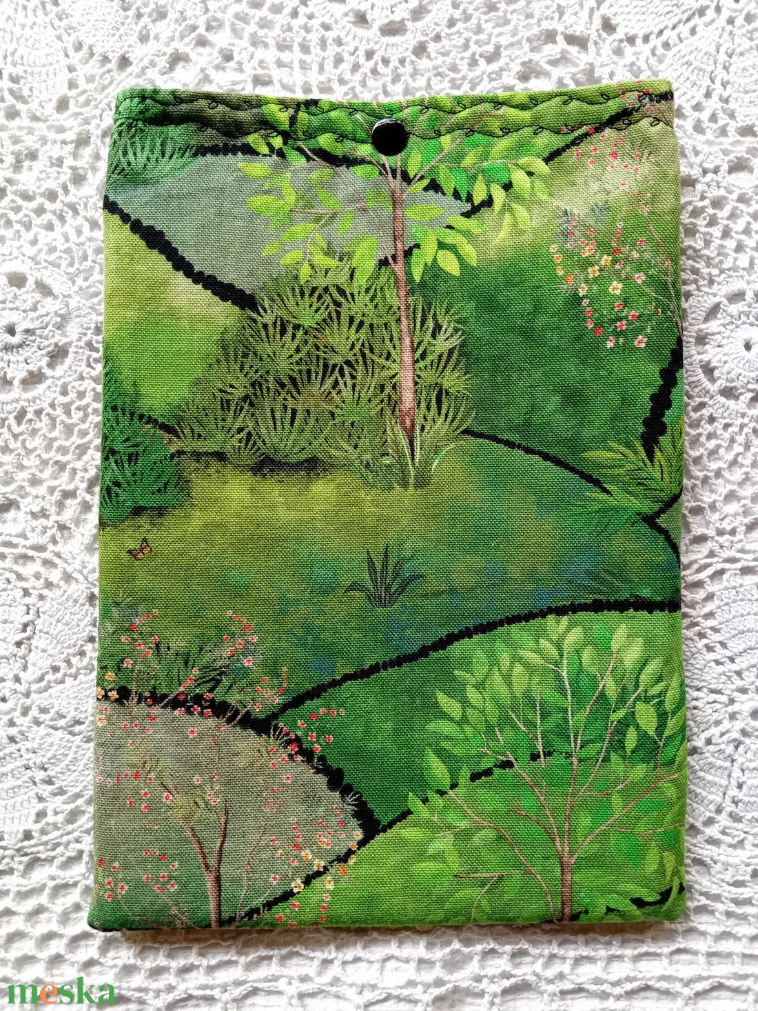 Könyvtok, tavaszi kert, tablet, e-book tok - könyv & zene - könyvtok - Meska.hu