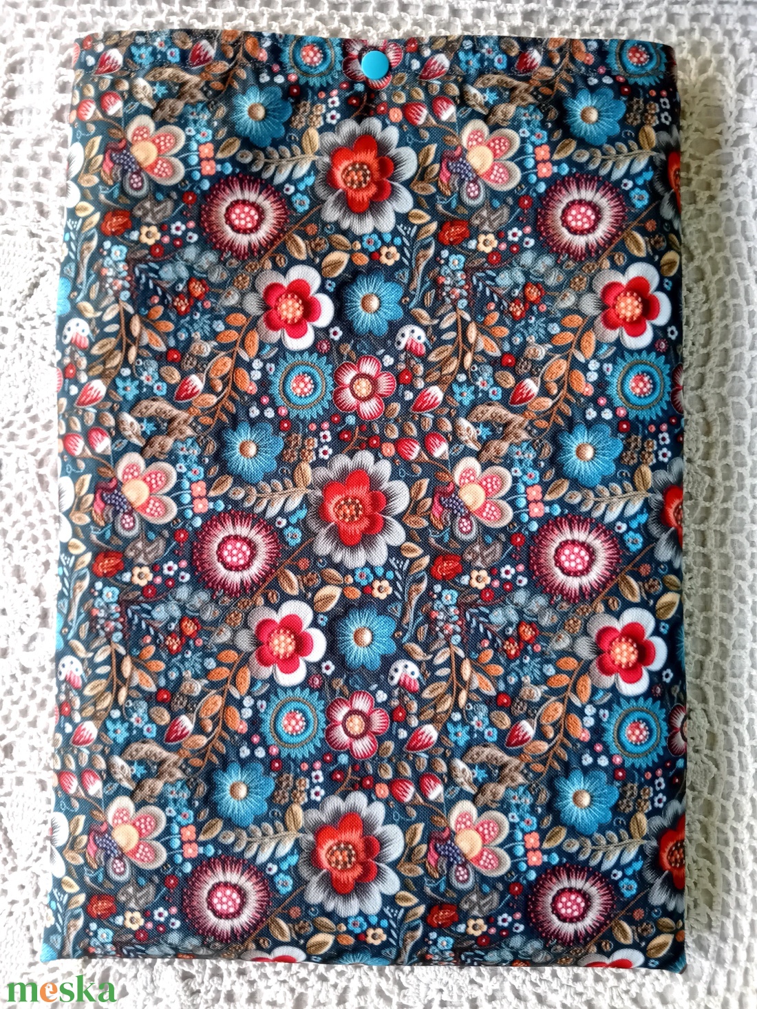 Vízhatlan laptop védő tok, virágos, laptoptok, laptoptartó  - táska & tok - laptoptáska, laptop hátizsák - Meska.hu