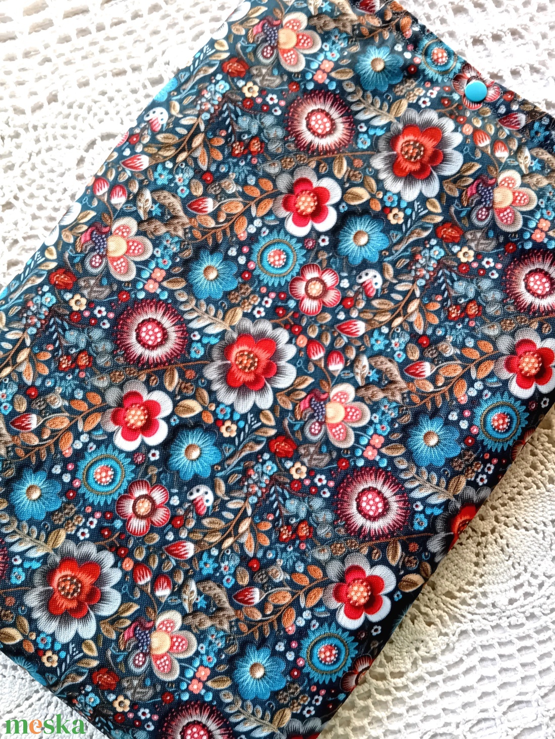 Vízhatlan laptop védő tok, virágos, laptoptok, laptoptartó  - táska & tok - laptoptáska, laptop hátizsák - Meska.hu