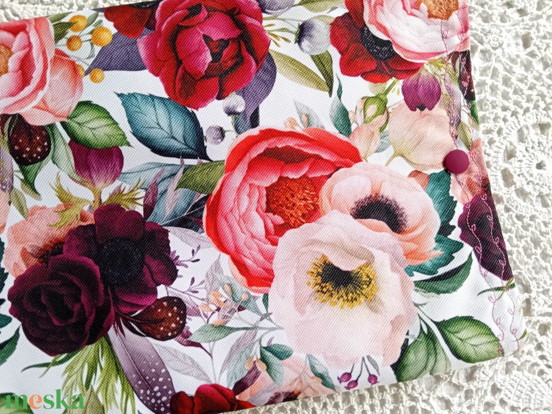 Vízhatlan könyvtok, rózsás - könyv & zene - könyvtok - Meska.hu