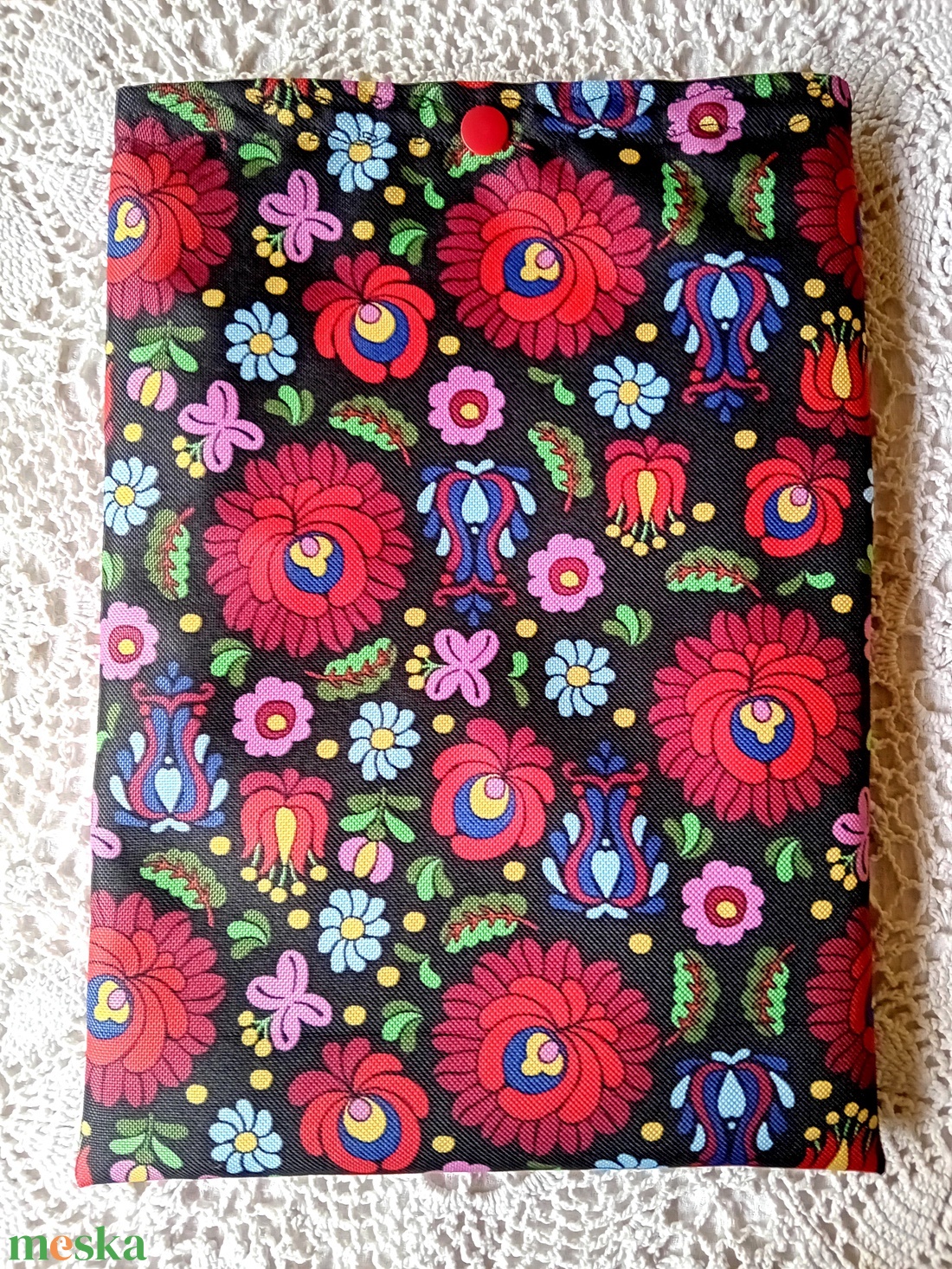 Vízhatlan könyvtok, matyó mintás - könyv & zene - könyvtok - Meska.hu