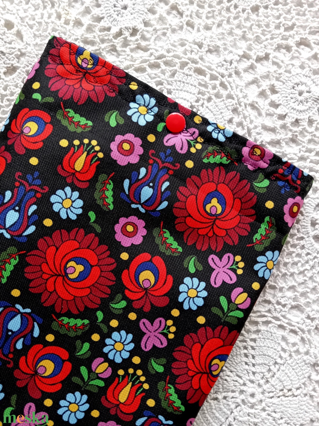 Vízhatlan könyvtok, matyó mintás - könyv & zene - könyvtok - Meska.hu