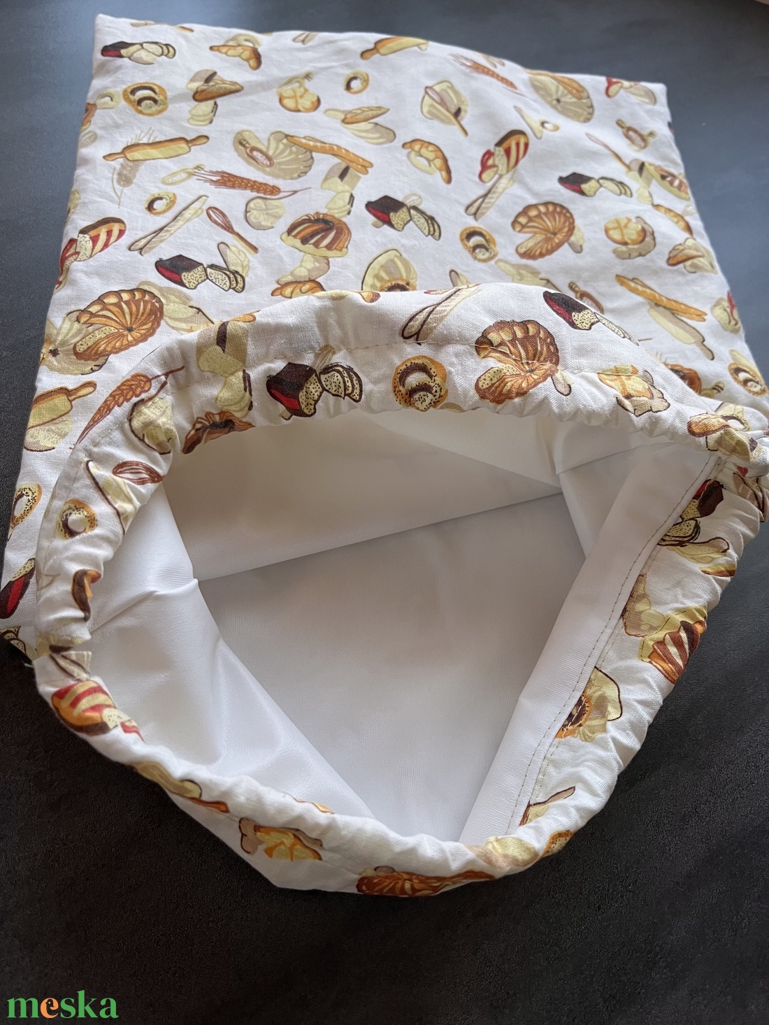 Kenyeres zsák � pamutvászon, több mintával, újrahasználható - táska & tok - bevásárlás & shopper táska - kenyeres zsák - Meska.hu