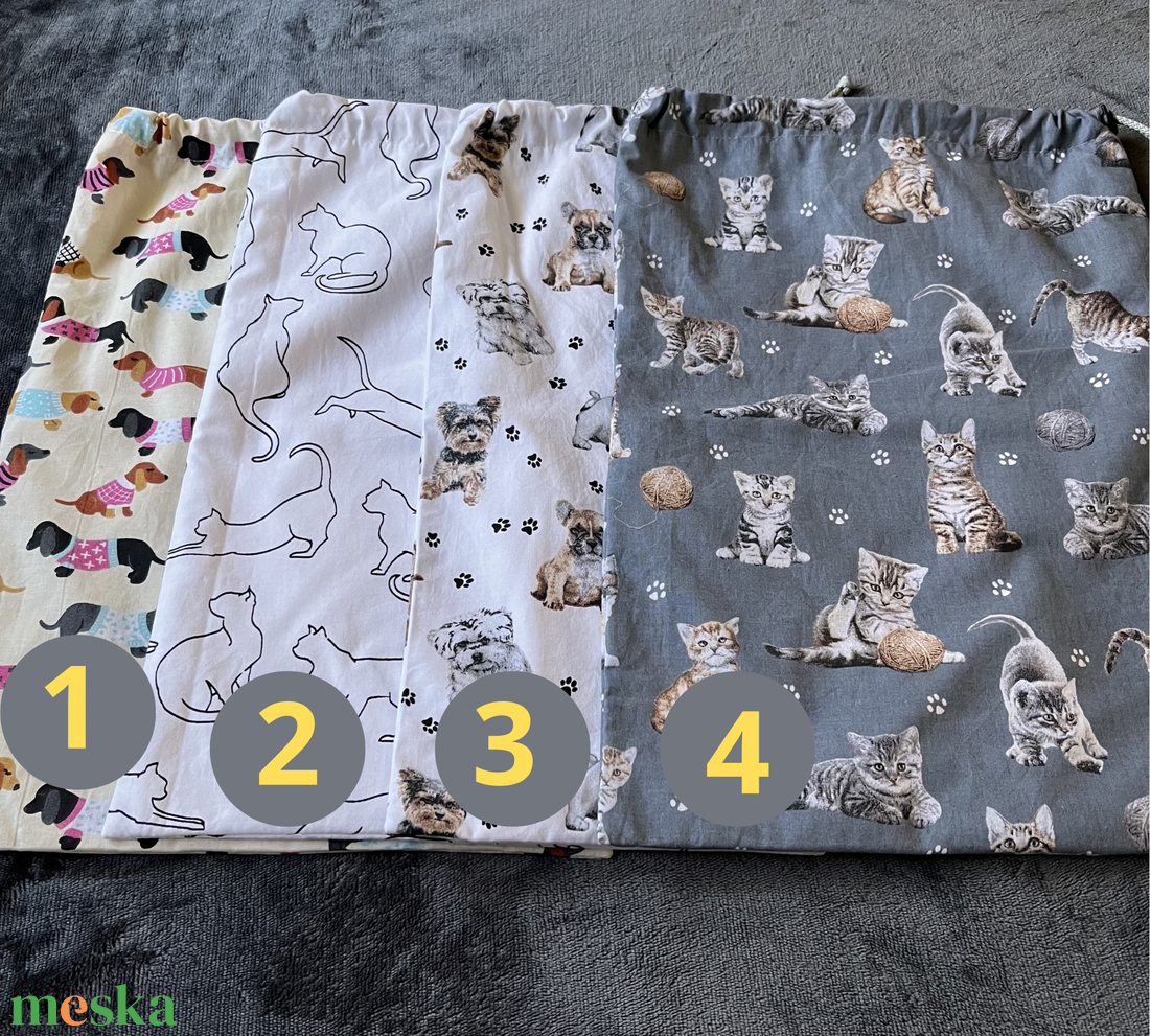 Kenyeres zsák � pamutvászon, több mintával, újrahasználható - táska & tok - bevásárlás & shopper táska - kenyeres zsák - Meska.hu