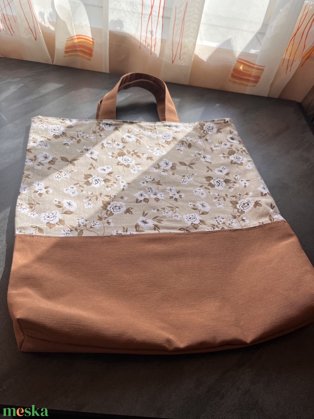 Kézzel készült bevásárlótáska � pamutvászon, egyedi darab - táska & tok - bevásárlás & shopper táska - kenyeres zsák - Meska.hu