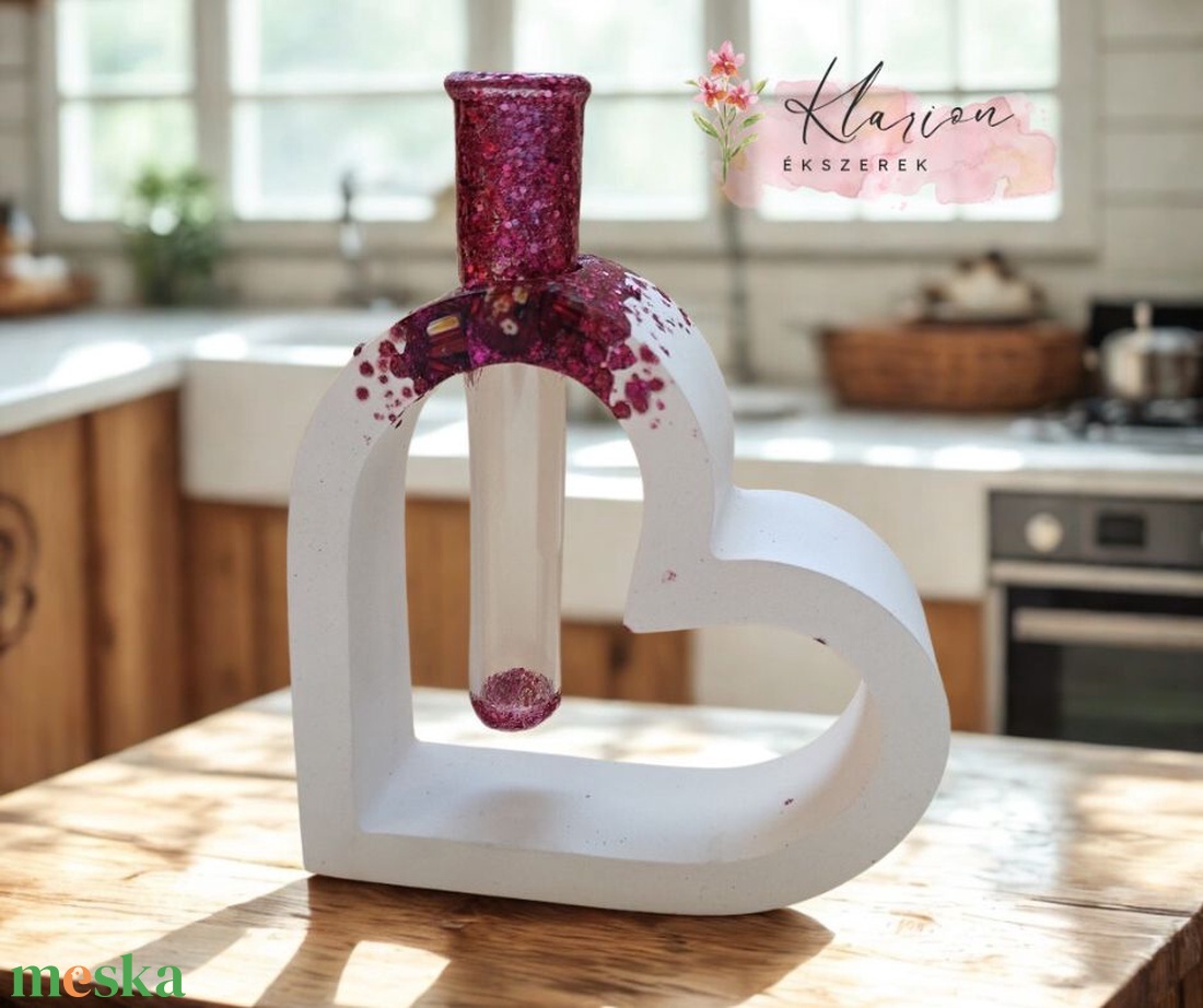 Szeretettel neked! váza - otthon & életmód - virágdekoráció - virágtartó - váza - Meska.hu