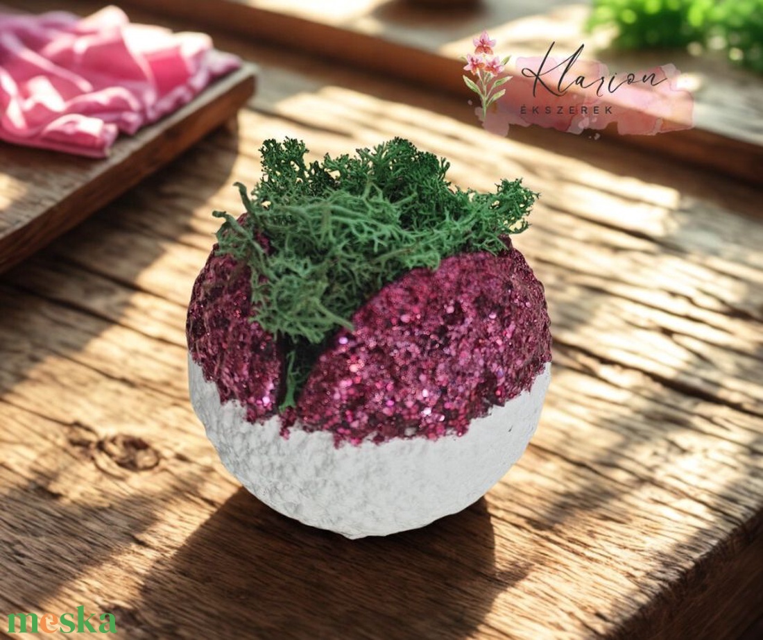 Mini gömb kaspó - otthon & életmód - virágdekoráció - virágtartó - kaspó - Meska.hu