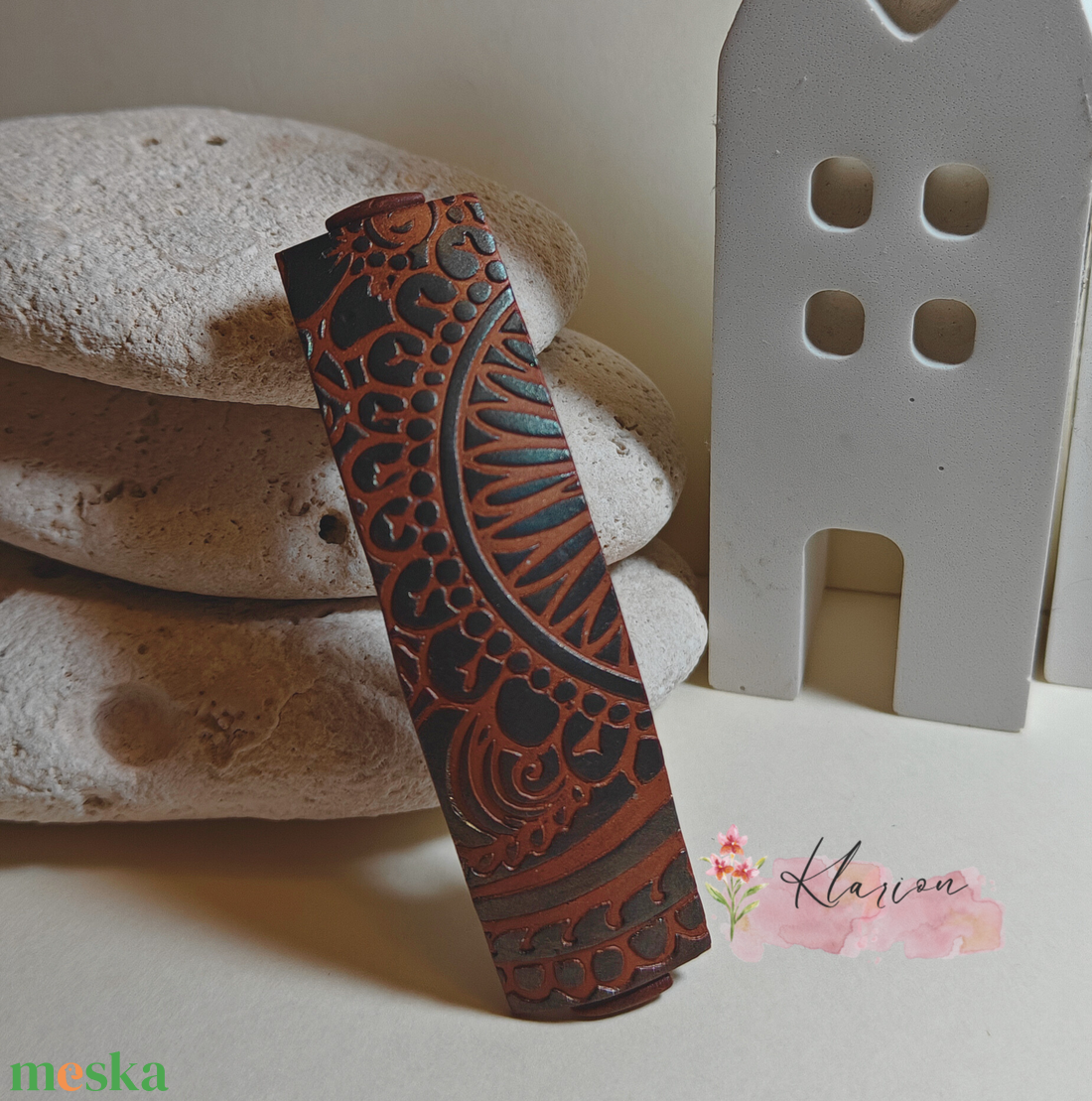 FIMO ékszergyurmával készült hajcsat - ruha & divat - hajdísz & hajcsat - hajdísz - Meska.hu