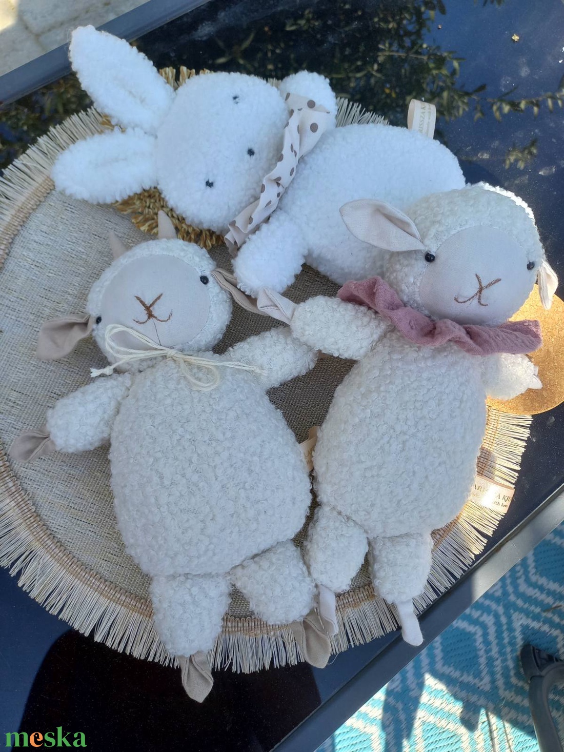 Nyuszi és Bárány - játék & sport - plüssállat & játékfigura - plüss bárány - Meska.hu Nyuszi és Bárány - játék & sport - plüssállat & játékfigura - plüss bárány - Meska.hu