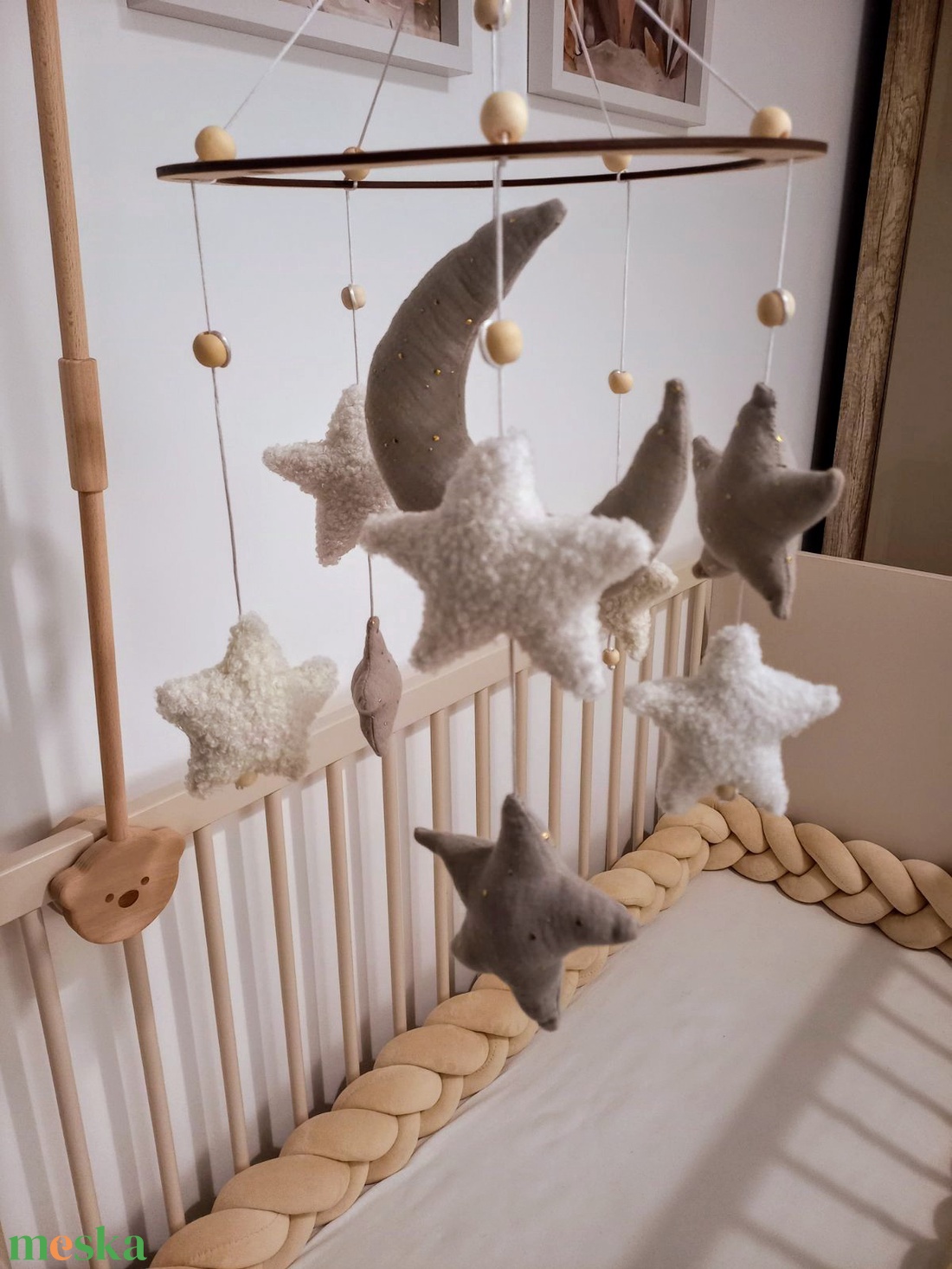 Kiságyforgó  - baba - mama - baba játékok - kiságyforgó - Meska.hu