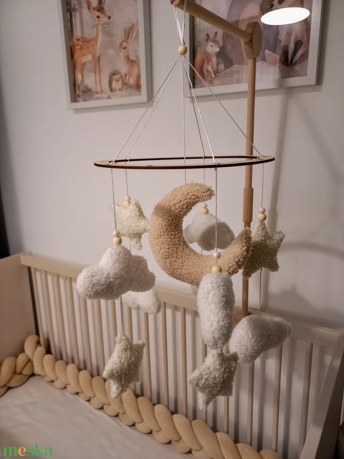 Kiságyforgó  - baba - mama - baba játékok - kiságyforgó - Meska.hu