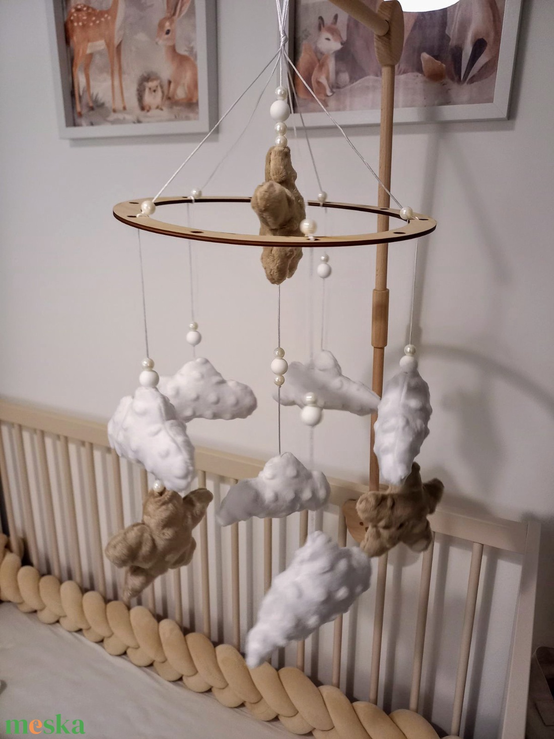 Kiságyforgó  - baba - mama - baba játékok - kiságyforgó - Meska.hu