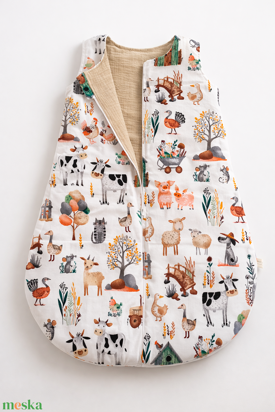 Hálózsák Tavaszi/Nyári  - baba - mama - babaruházat - baba hálózsák, bundazsák - Meska.hu