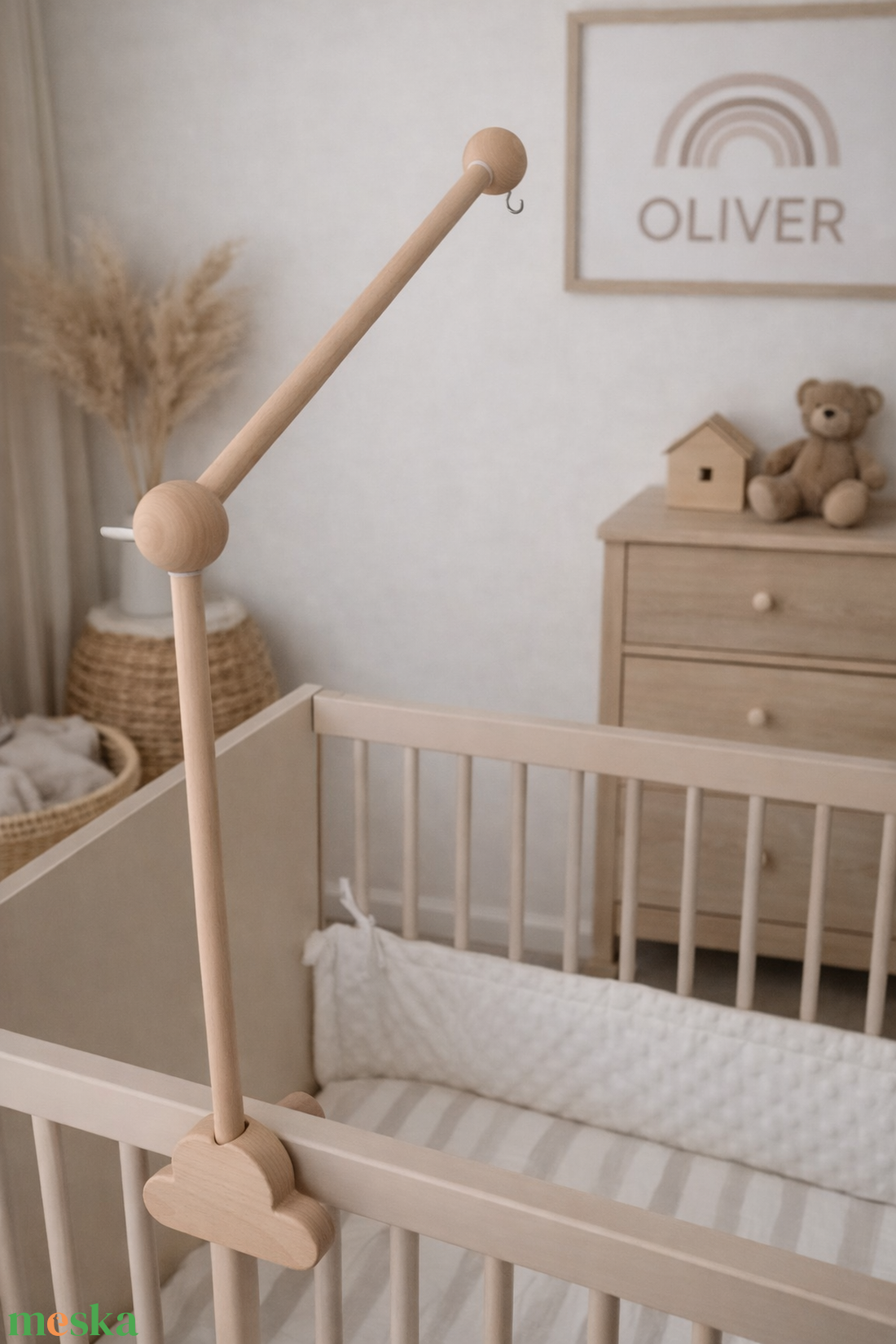 Kiságyforgó állvány  - baba - mama - baba játékok - kiságyforgó - Meska.hu
