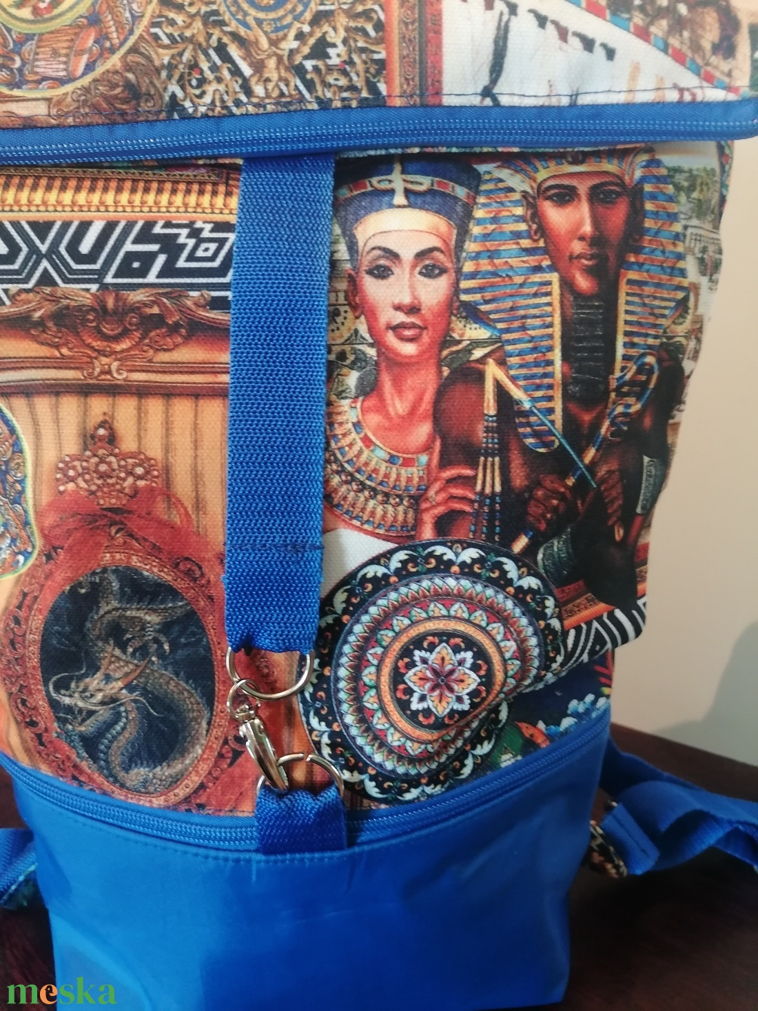 Egyiptom rolltop - táska & tok - hátizsák - roll top hátizsák - Meska.hu