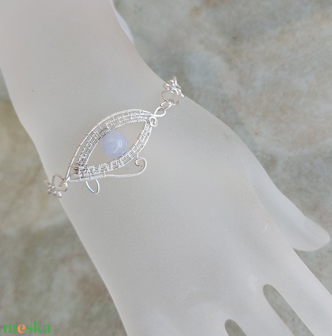 Horus szeme drótékszer szett - ékszer - ékszerszett - Meska.hu