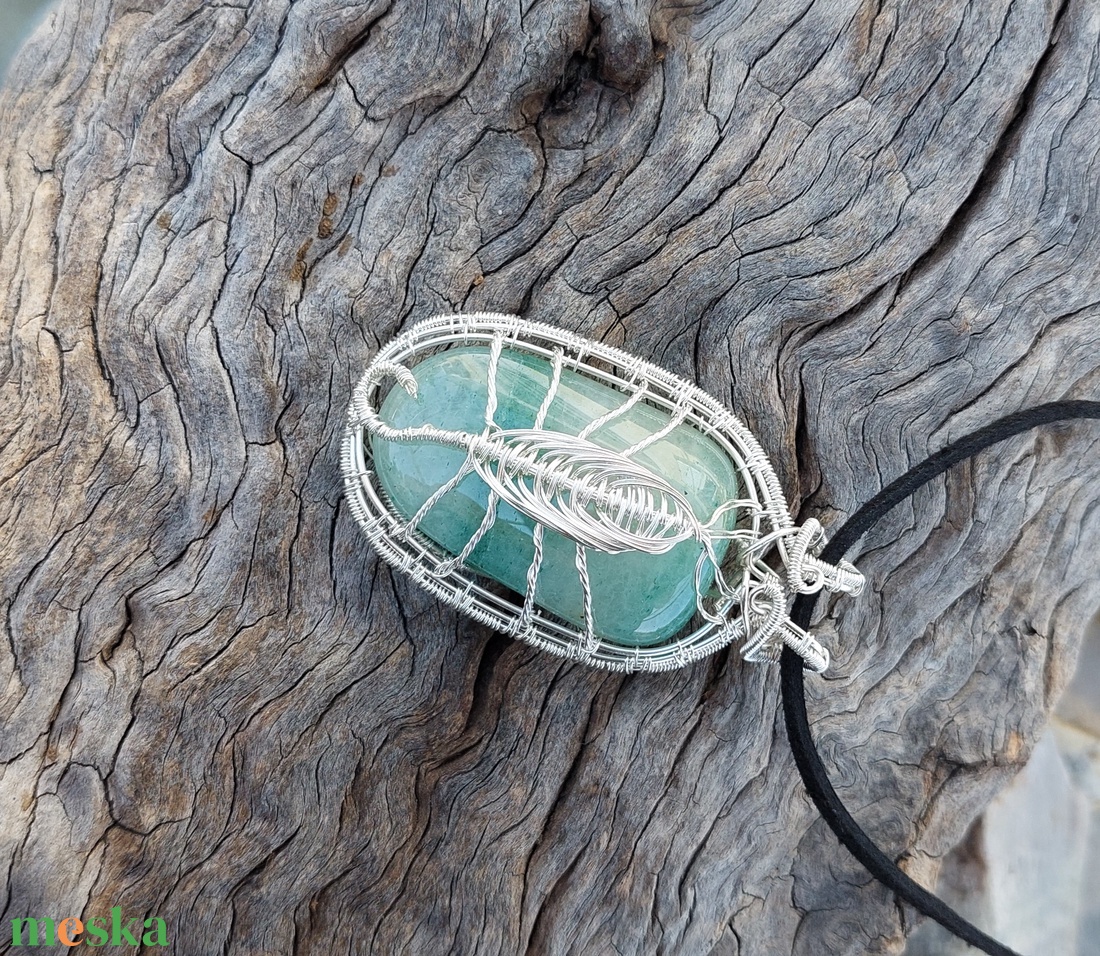 Skorpió achát kővel - ékszer - nyaklánc - medálos nyaklánc - Meska.hu