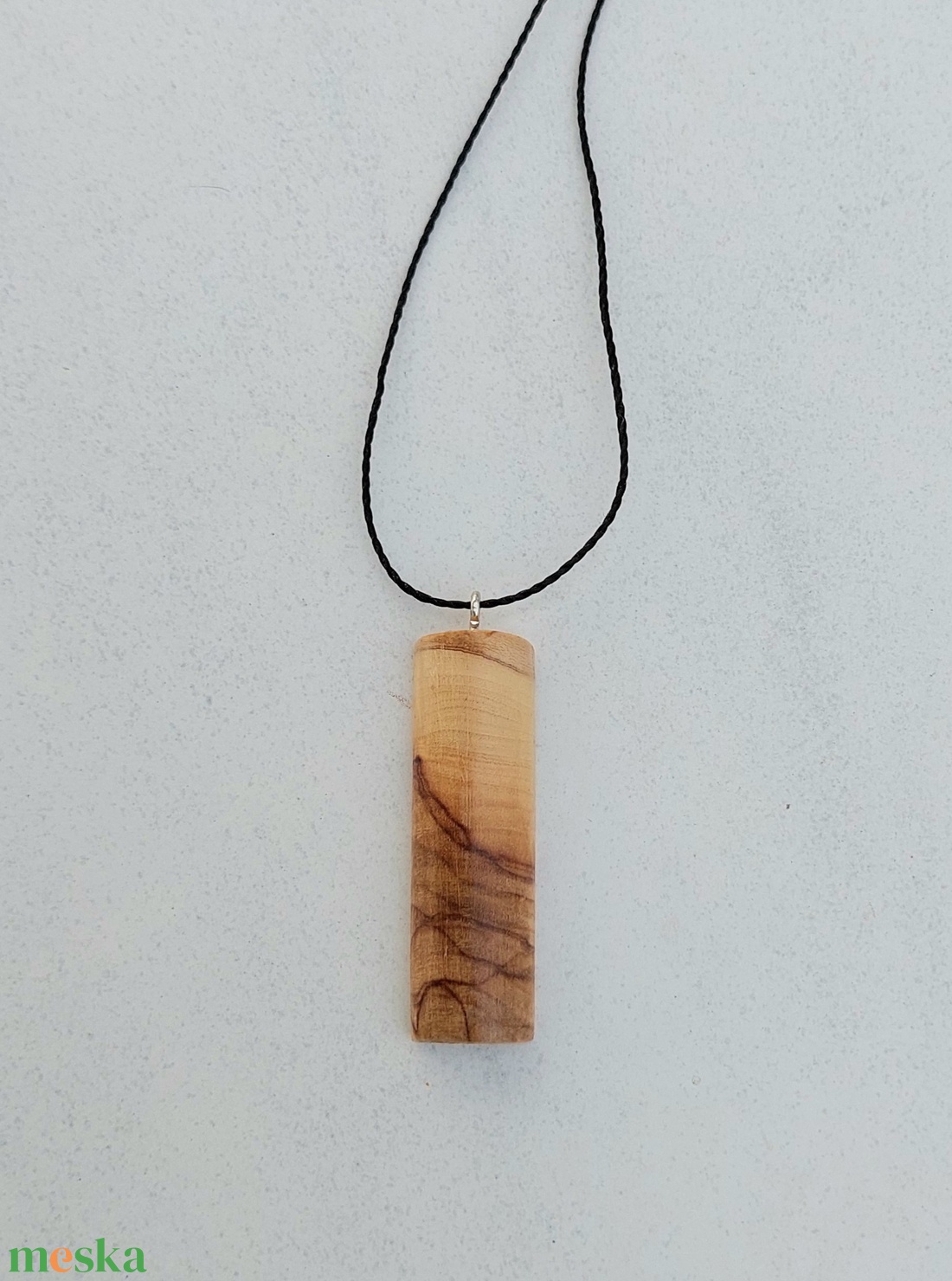 Nyaklánc olajfa medállal - ékszer - nyaklánc - medálos nyaklánc - Meska.hu