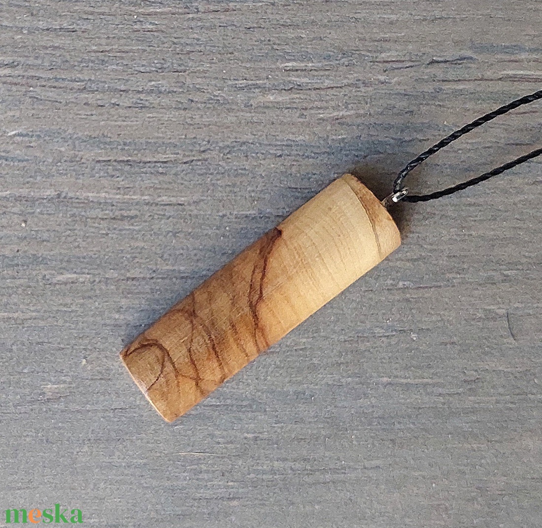 Nyaklánc olajfa medállal - ékszer - nyaklánc - medálos nyaklánc - Meska.hu