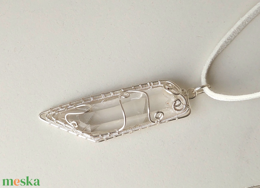 Hegyikristály nyaklánc - ékszer - nyaklánc - medálos nyaklánc - Meska.hu