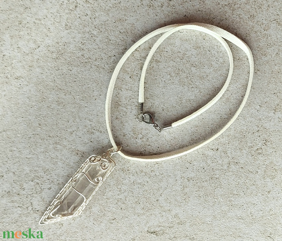 Hegyikristály nyaklánc - ékszer - nyaklánc - medálos nyaklánc - Meska.hu