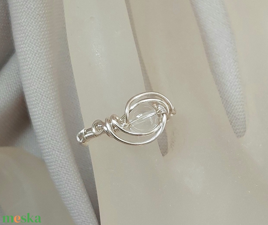 Hegyikristály gyűrű - ékszer - gyűrű - szoliter gyűrű - Meska.hu