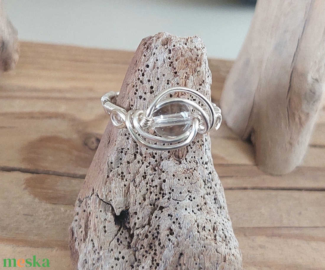 Hegyikristály gyűrű - ékszer - gyűrű - szoliter gyűrű - Meska.hu