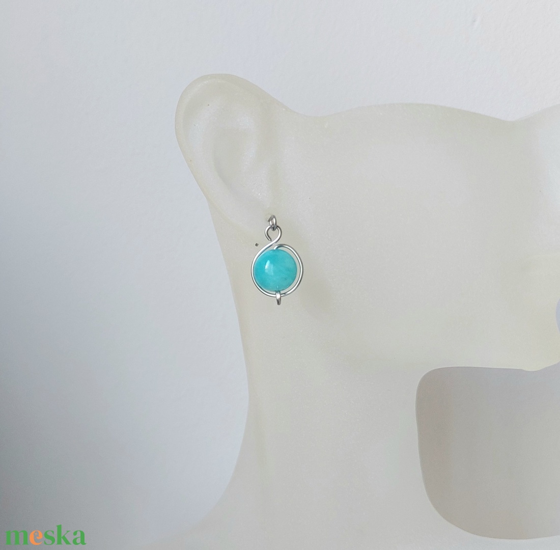 2 pár acél fülbevaló - ékszer - fülbevaló - lógó fülbevaló - Meska.hu