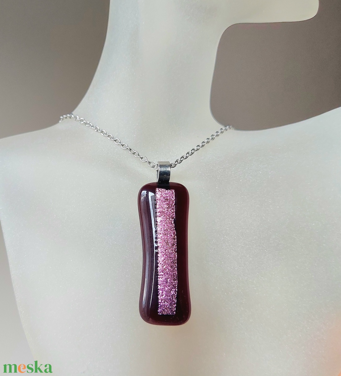 Olvasztott üveg ékszer szett - ékszer - ékszerszett - Meska.hu