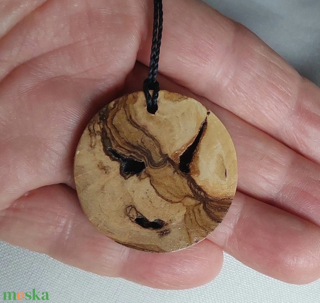 Férfi nyaklánc olajfából - ékszer - nyaklánc - medálos nyaklánc - Meska.hu
