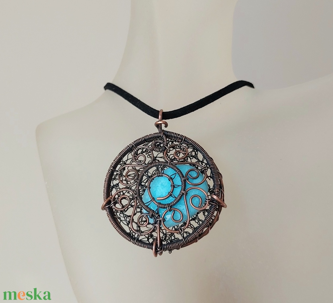 Fénykép vagy ásvány tartó nyaklánc, amulett - ékszer - nyaklánc - medálos nyaklánc - Meska.hu