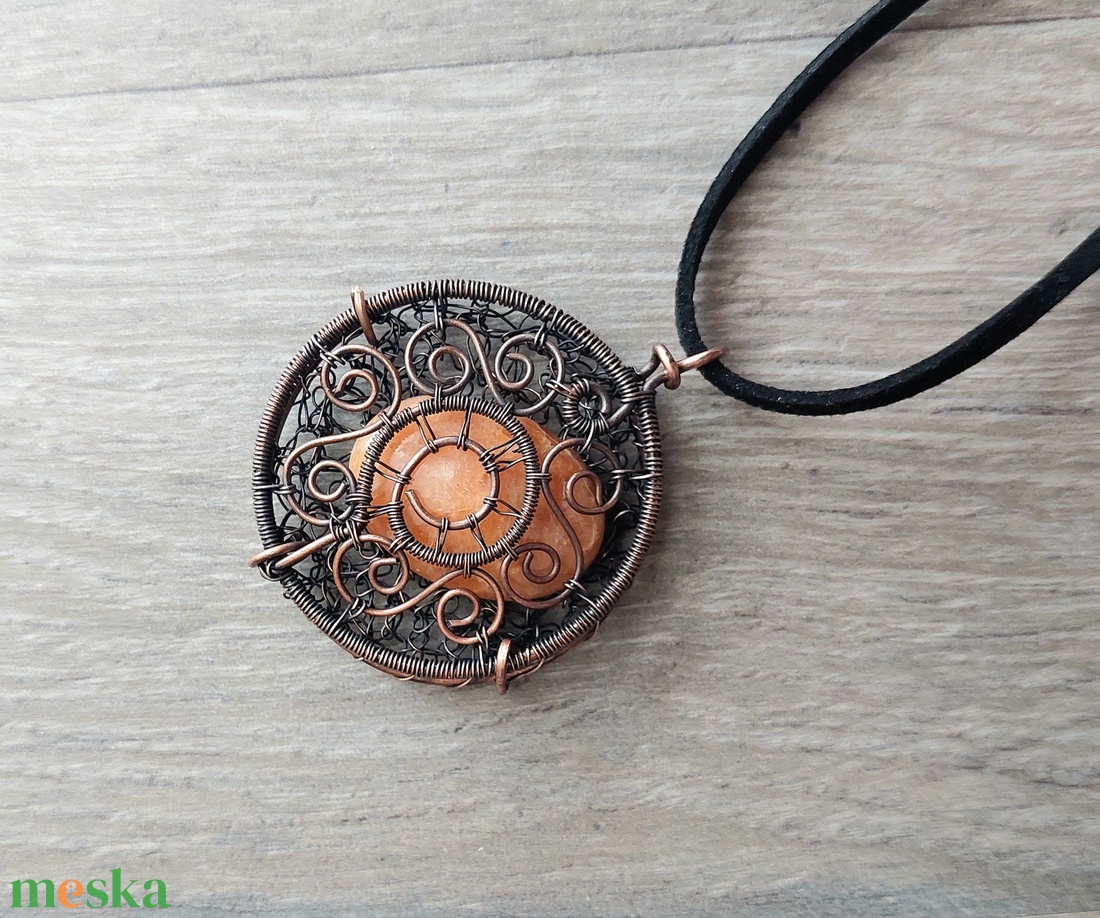 Fénykép vagy ásvány tartó nyaklánc, amulett - ékszer - nyaklánc - medálos nyaklánc - Meska.hu