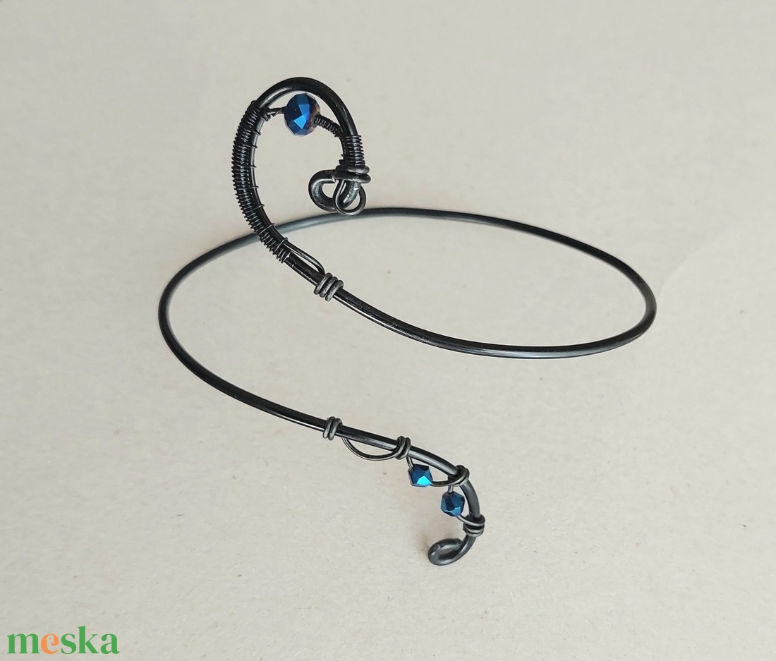 Boka gyűrű, láb ékszer több színben alumínium drótból - ékszer - lábdísz és testékszer - lábgyűrű és lábdísz - Meska.hu