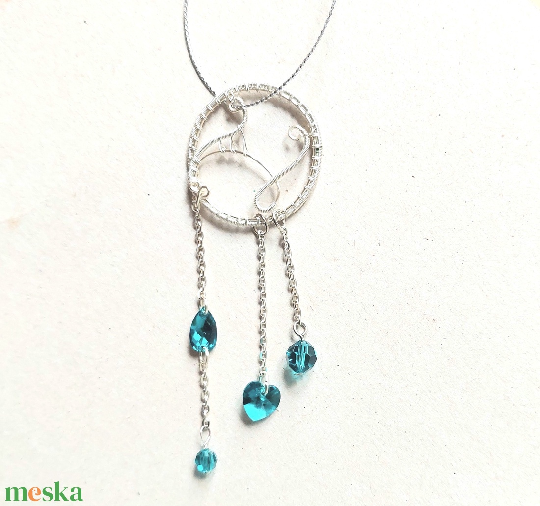 Zöld swarovski kristályos karácsonyfadísz - karácsony - karácsonyi lakásdekoráció - karácsonyfadíszek - Meska.hu