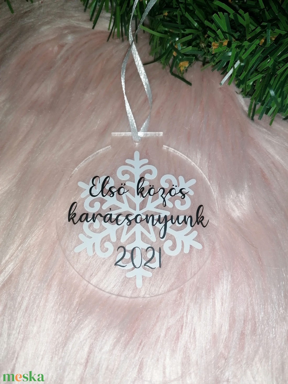 Névre szóló karácsonyfadísz - karácsony - karácsonyi lakásdekoráció - karácsonyfadíszek - Meska.hu