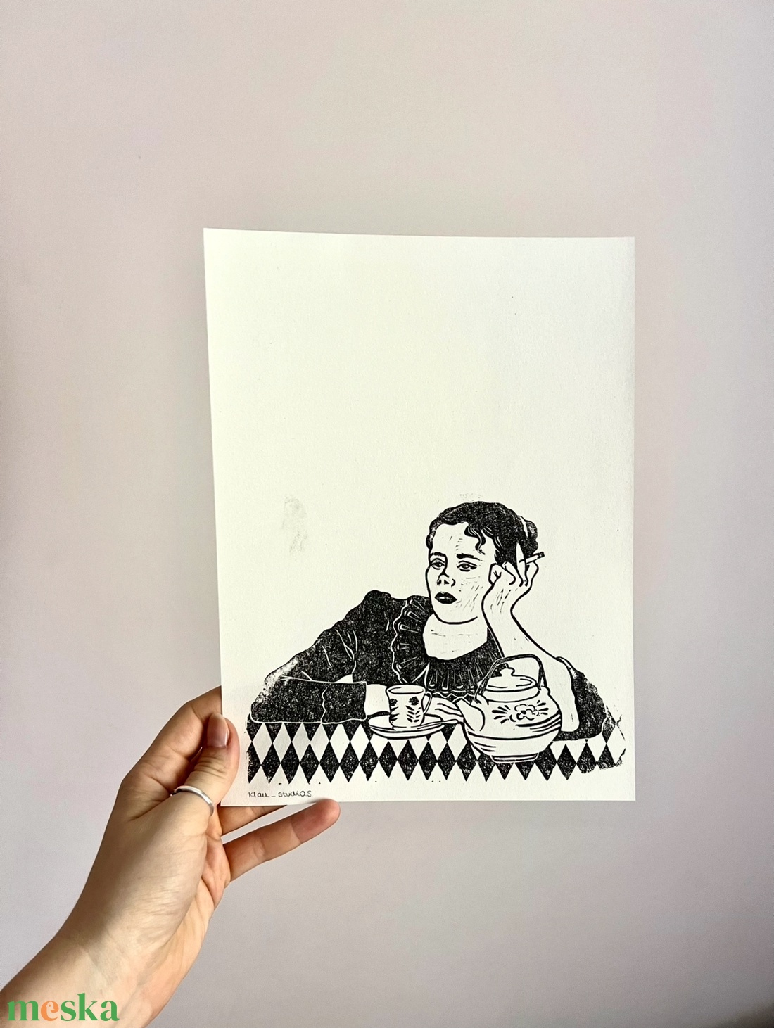 Egyedi Linómetszet - Mood - művészet - grafika & illusztráció - művészi nyomat - Meska.hu Egyedi Linómetszet - Mood - művészet - grafika & illusztráció - művészi nyomat - Meska.hu