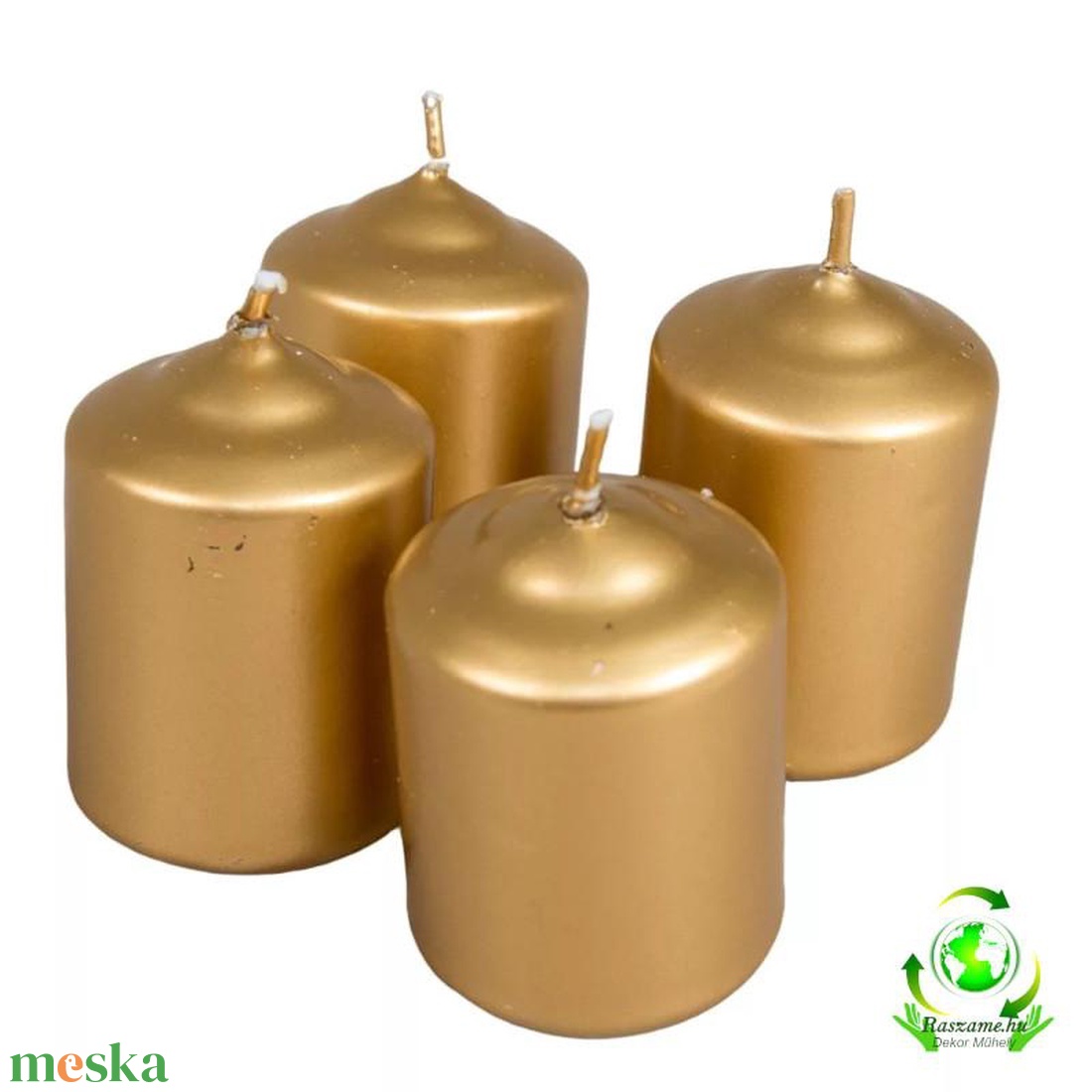 Metál adventi gyertya szett 40x60mm - arany - kellékek & szerszámok - dekorációs kellékek - dekorációs gyertya - Meska.hu Metál adventi gyertya szett 40x60mm - arany - kellékek & szerszámok - dekorációs kellékek - dekorációs gyertya - Meska.hu