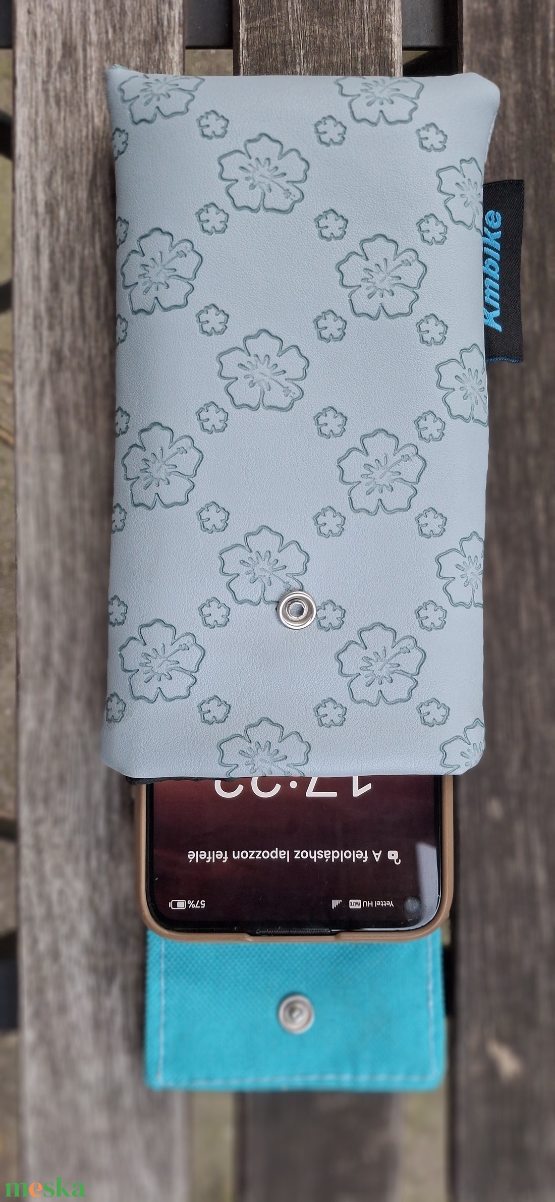 Virág mintás mobiltok vagy szemüvegtok - táska & tok - pénztárca & más tok - telefontok - Meska.hu